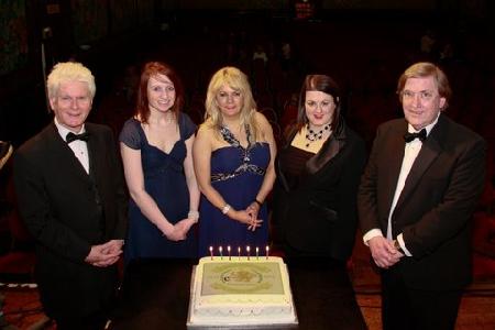 Musical Staff and the 75th Birthday Cake